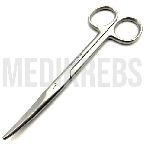 Dissecting- Scissor -Curved- w/ Chamfered- Blades- 14 cm-Medikrebs