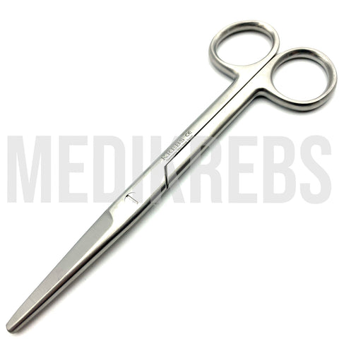 Mayo-Dissecting-Scissor-Straight w/ Chamfered-Blades-14 cm-Medikrebs