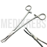 Faure Peritoneum Forceps Curved 1 x 2 Teeth 8'' - 20 cm