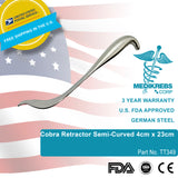 Cobra Retractor Semi-Curved 23 cm x 4 cm Surgical Instruments