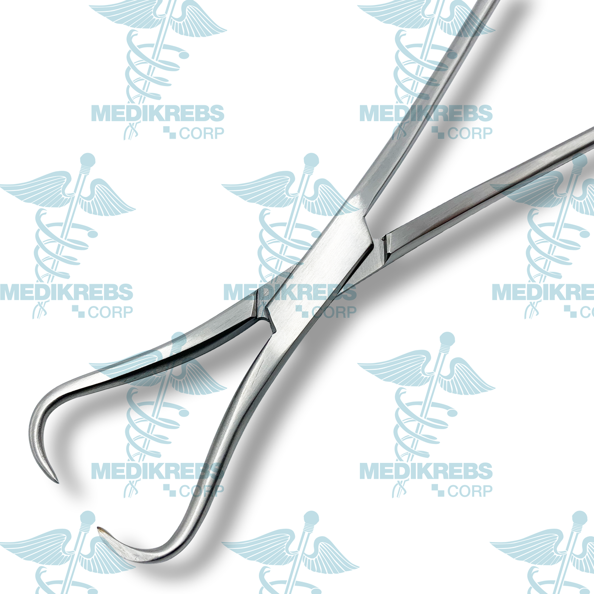 Adair Breast Forceps 18cm - OR Grade German Steel - Medikrebs Surgical Instrument