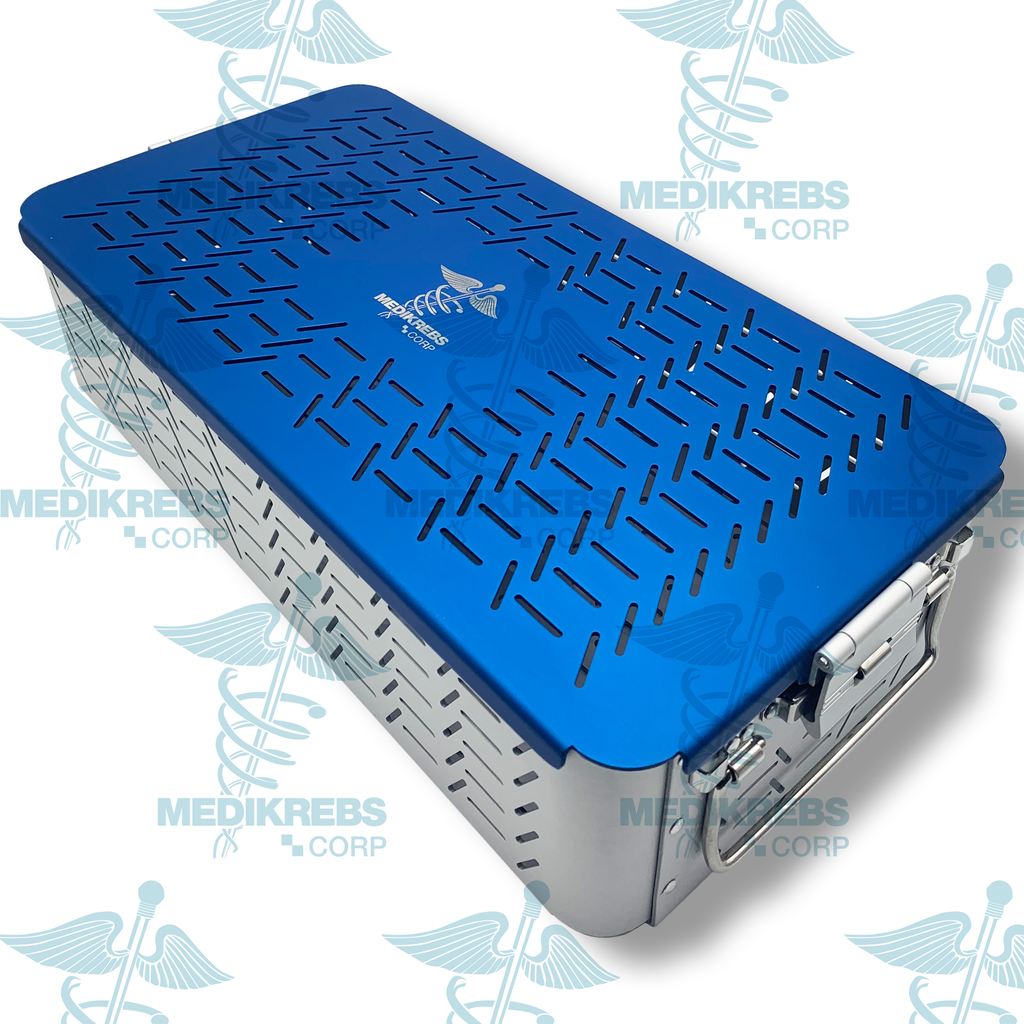 Sterilization Box/Tray Case For Surgical Instruments - Aluminium, For Ophthalmology & Orthopedics