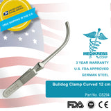 Bulldog Clamp Curved 12 CM General Surgery OR Grade German Steel