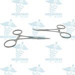 Baby Mosquito Hemostatic Forceps Straight and Curved set 10 cm