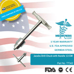 Medikrebs Jacobs Drill Chuck w/ Handle 13 cm German Steel