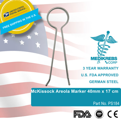 Medikrebs McKissock Areola Keyhole Marker 40 mm x 16.5 cm