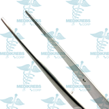 Waugh Tissue & Dissecting Forceps w/ Serrated Blades 18 cm