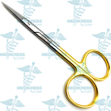 Iris Scissor Straight w/ Tungsten Carbide 11.5 cm