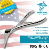 Killian Nasal Speculum 70mm - 13.5 cm Fig. 3 Surgical Instruments