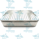 Stainless Steel Sterilization Tray 18'' x 12'' x 4'' (45 x 30 x 10 cm)