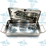 Stainless Steel Sterilization Tray 8'' x 4" x 1.5'' (20 x 10 x 4 cm)